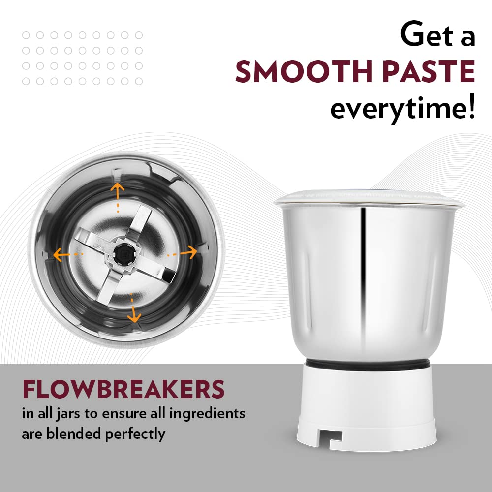 Borosil Primus II Juicer Mixer Grinder 500W