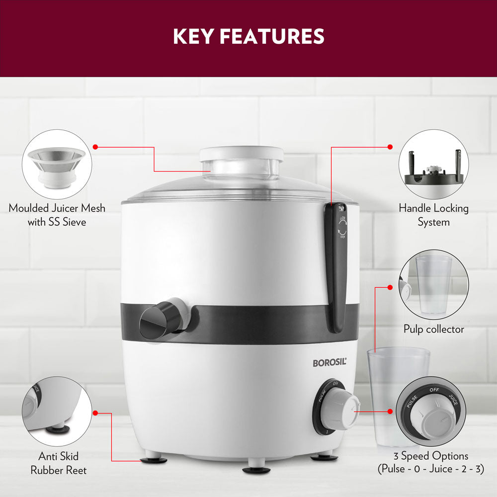 Borosil Primus Juicer III 500W
