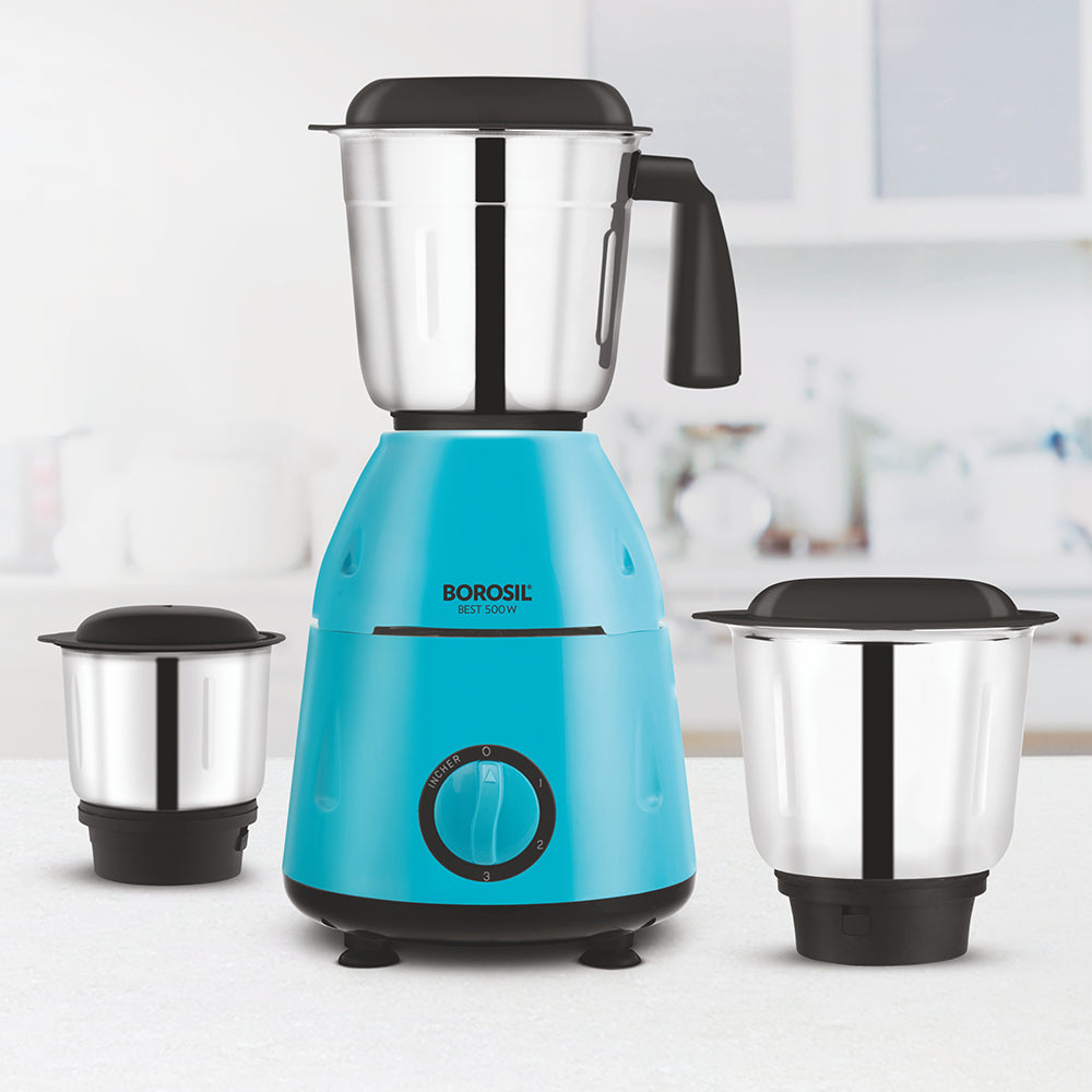 Borosil Powerful Mixer Grinder 500W