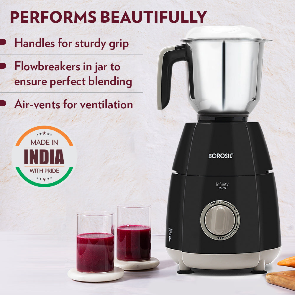 Borosil Infinity Mixer Grinder 750W
