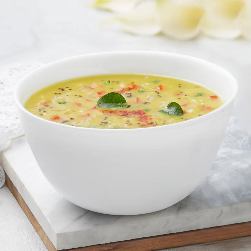 Borosil Larah White Mixing n Serving Bowl, 1L