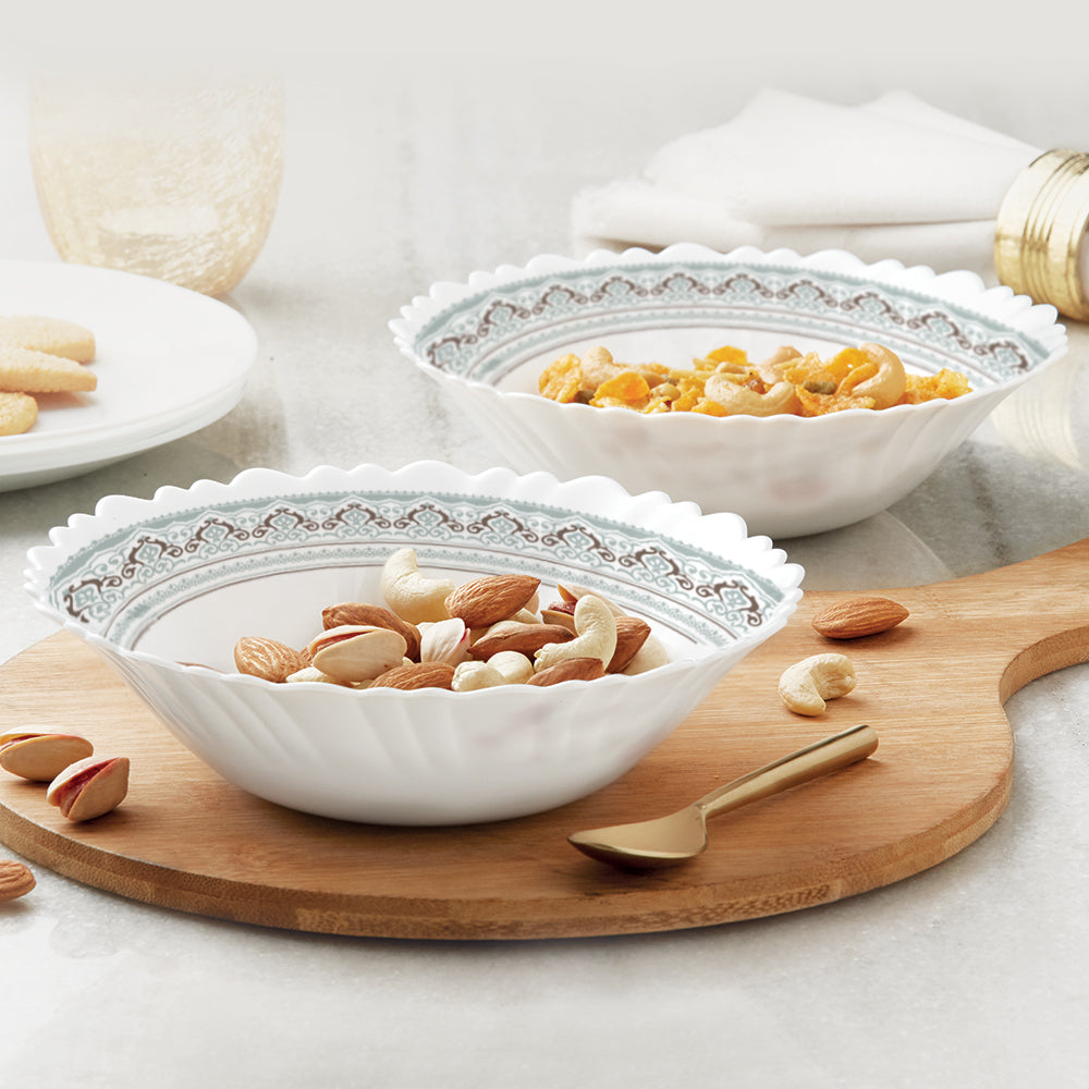 Borosil Larah Classic Multipurpose Bowl, 2 pc Set