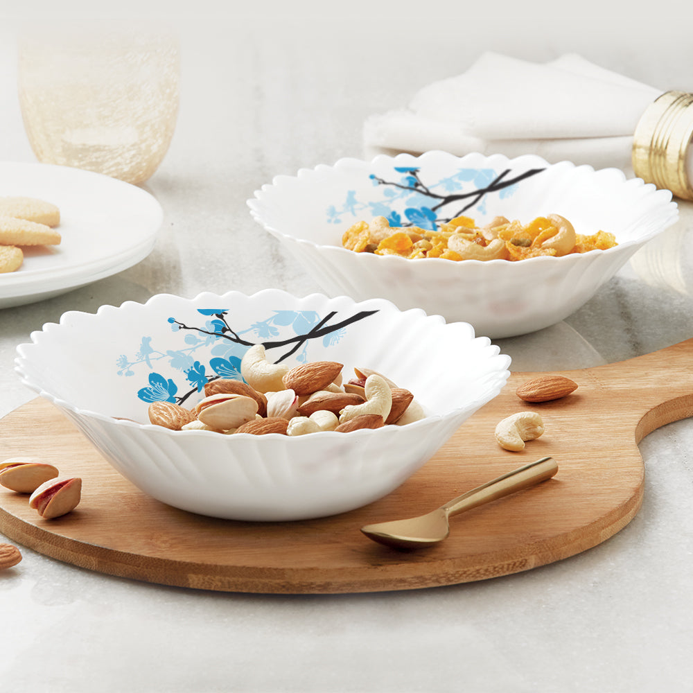 Borosil Larah Mimosa Multipurpose Bowl, 2 pc Set