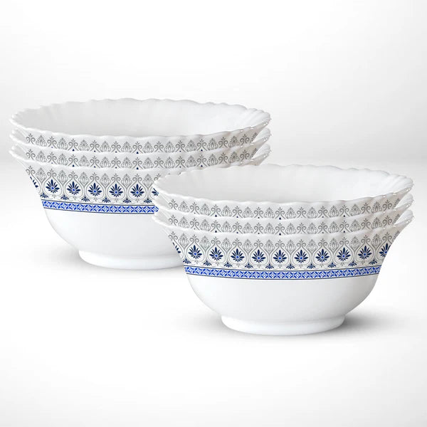 Borosil Larah Ocean Soup Bowl Set, 6 pc