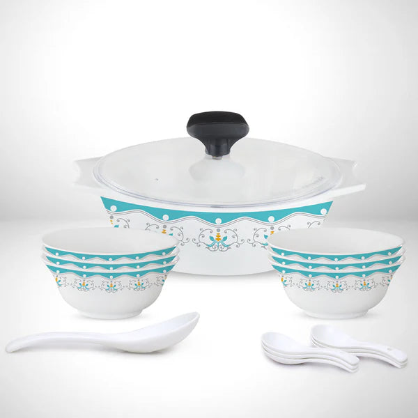 Borosil Larah Royal Brown Soup Set of 6