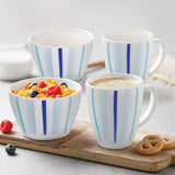 Borosil Larah Blue Strip Breakfast
