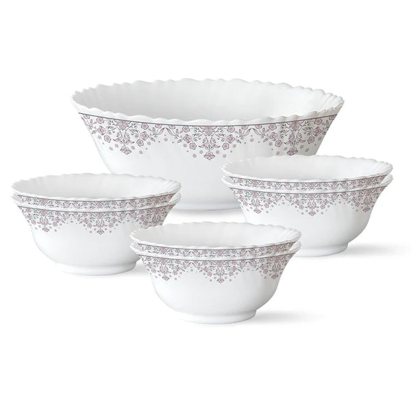 Borosil Larah Lark Pudding Set, 7 pc (Small)