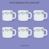 Borosil Larah Helena Mug Set