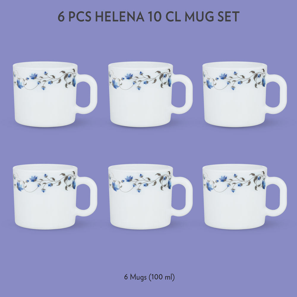 Borosil Larah Helena Mug Set