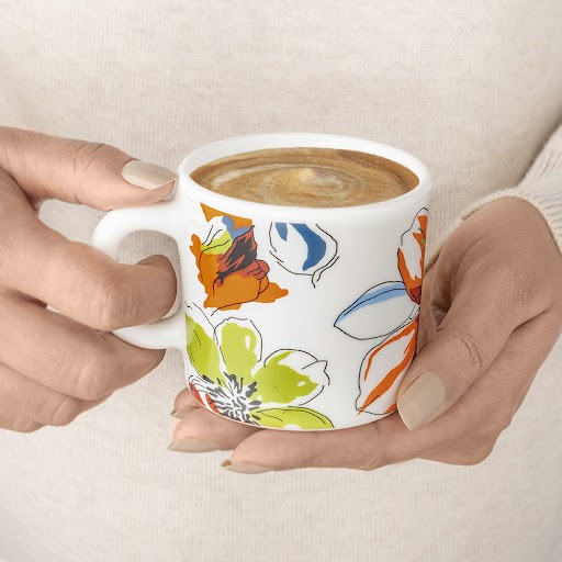 Borosil Larah Bali Mug Set of 2, 240ml