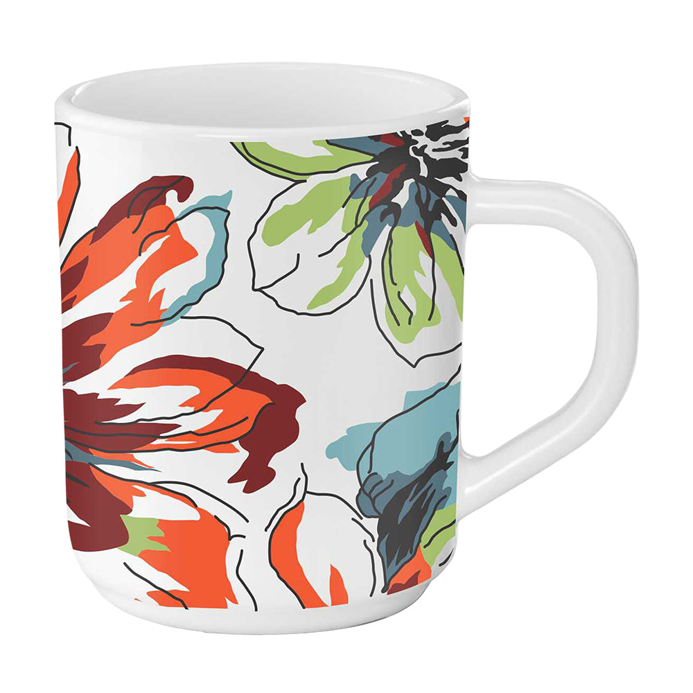 Borosil Larah Bali Mug Set of 2, 240ml