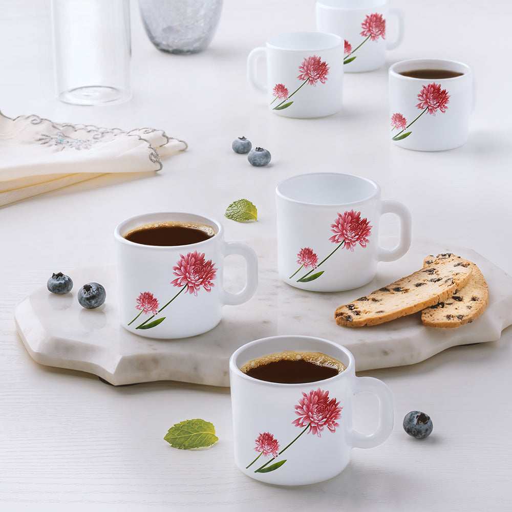 Borosil Larah Belle Mug Set