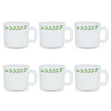 Borosil Larah Botanica Mug Set of 6, 180ml