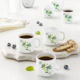 Borosil Larah Fern Mug Set