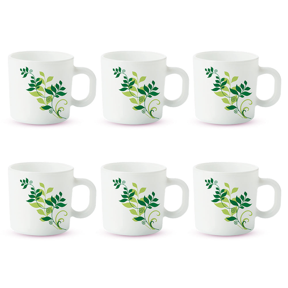 Borosil Larah Fern Mug Set