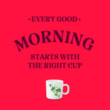 Borosil Larah Fern Mug Set