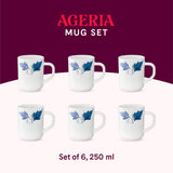 Borosil Larah Ageria Mug Set