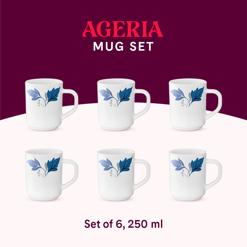 Borosil Larah Ageria Mug Set