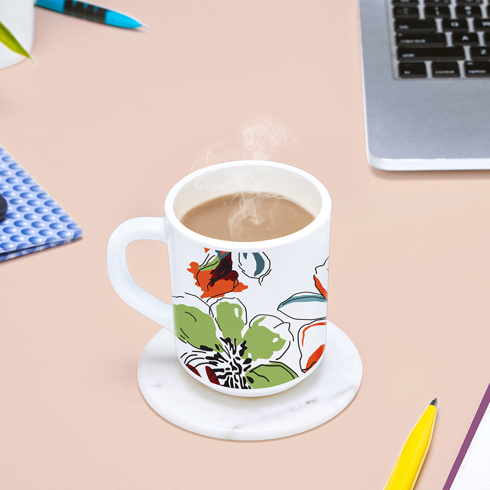 Borosil Larah Bali Mug Set of 2, 240ml