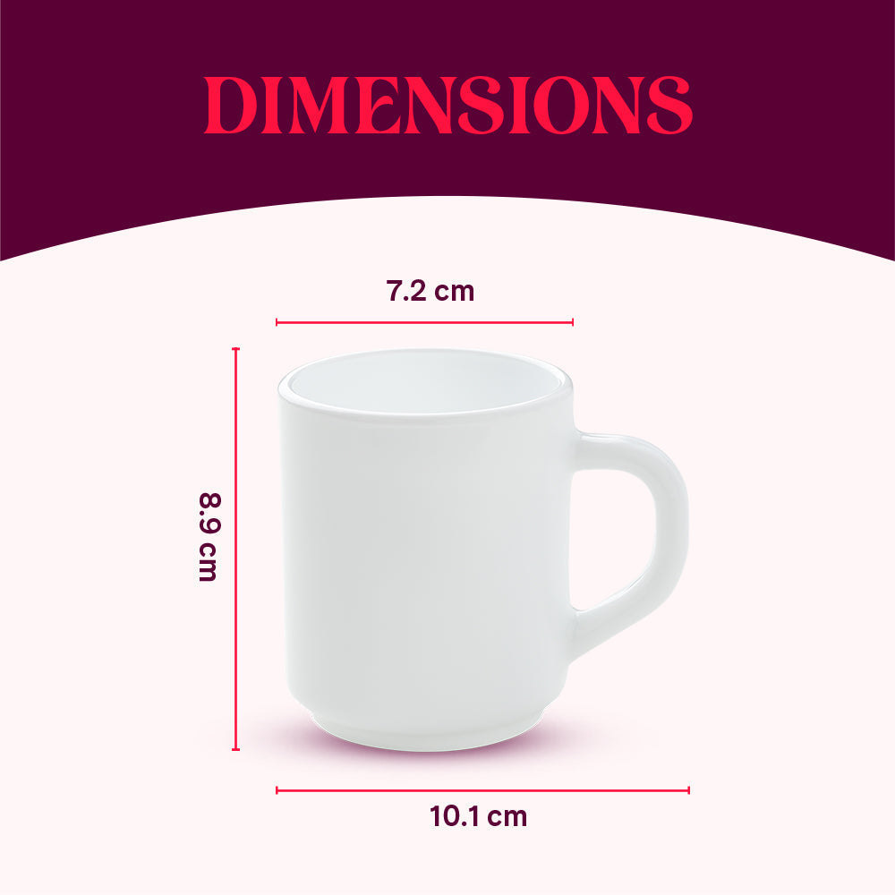 Borosil Larah Fern Mug Set