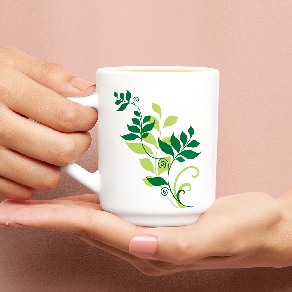 Borosil Larah Fern Mug Set