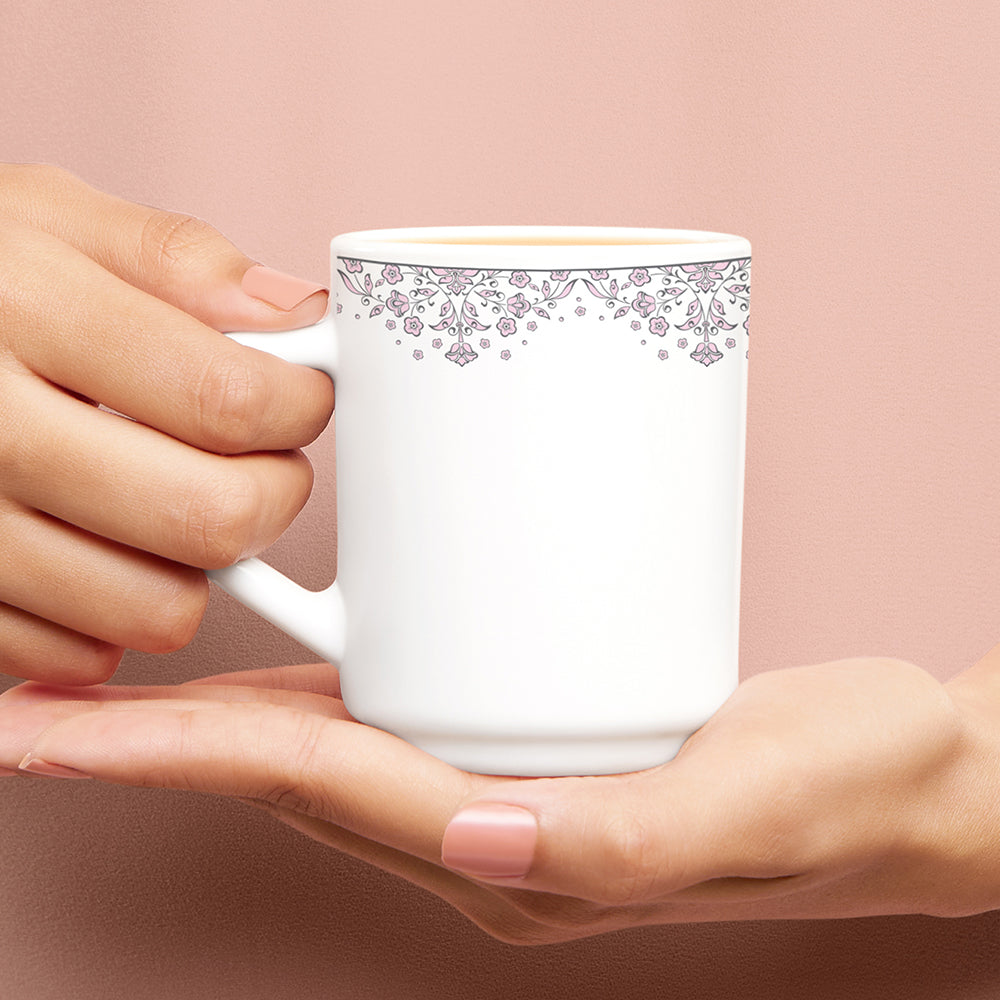 Borosil Larah Lark Mug Set Set of 6, 100ml