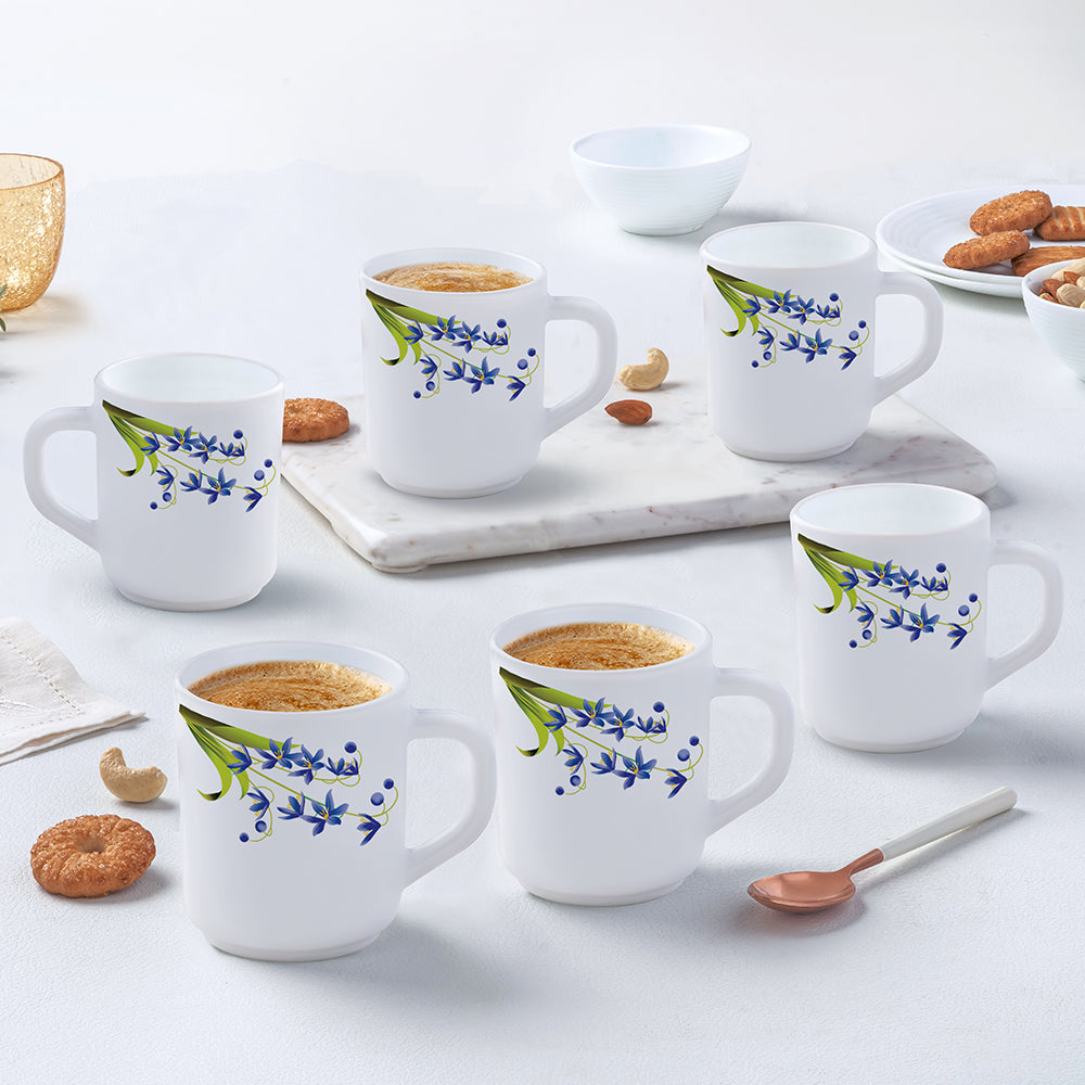 Borosil Larah Lavender Mug Set