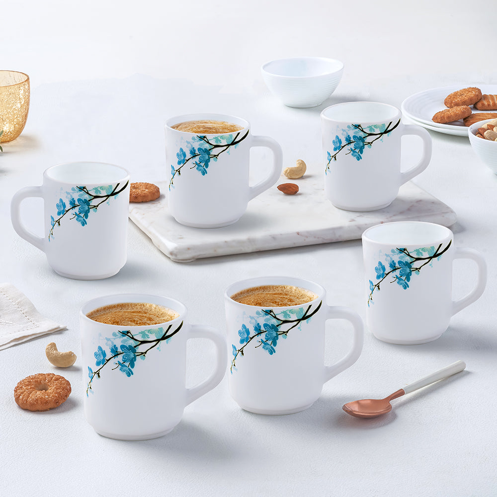 Borosil Larah Mimosa Mug Set