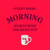 Borosil Larah Ruby Mug Set