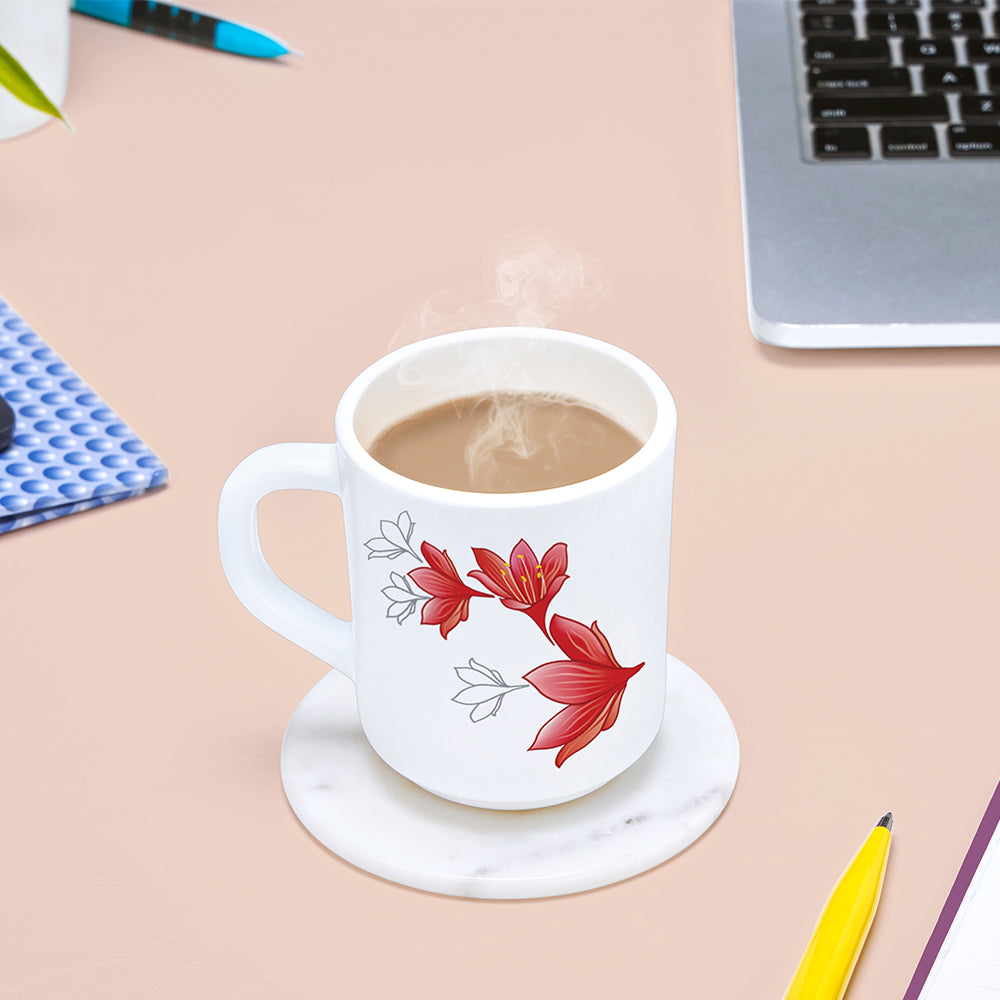 Borosil Larah Ruby Mug Set
