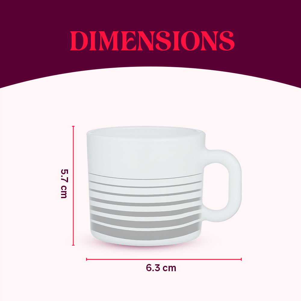 Larah Urban Assorted Mug Set Set of 6, 180ml