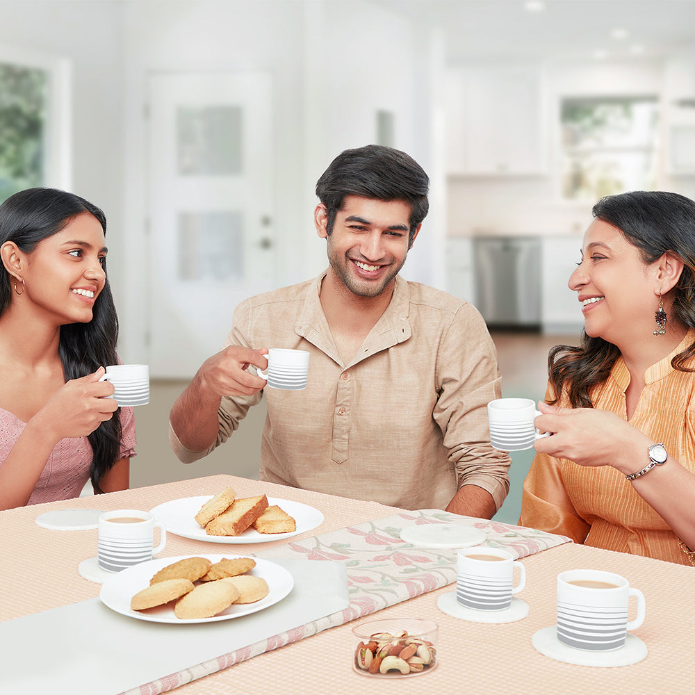 Larah Urban Assorted Mug Set Set of 6, 180ml