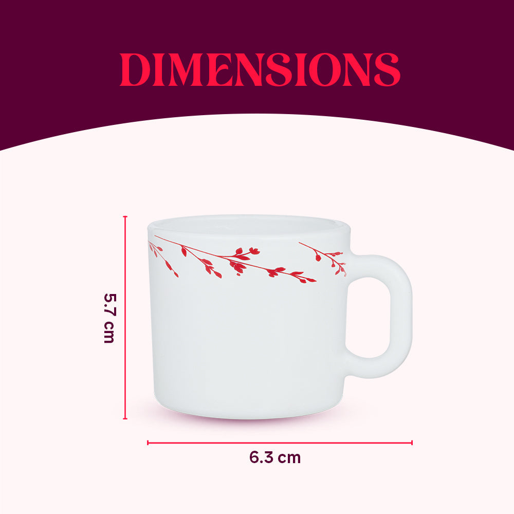 Borosil Larah Vintage Mug Set