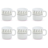 Borosil Larah Ora Gold Mug Set