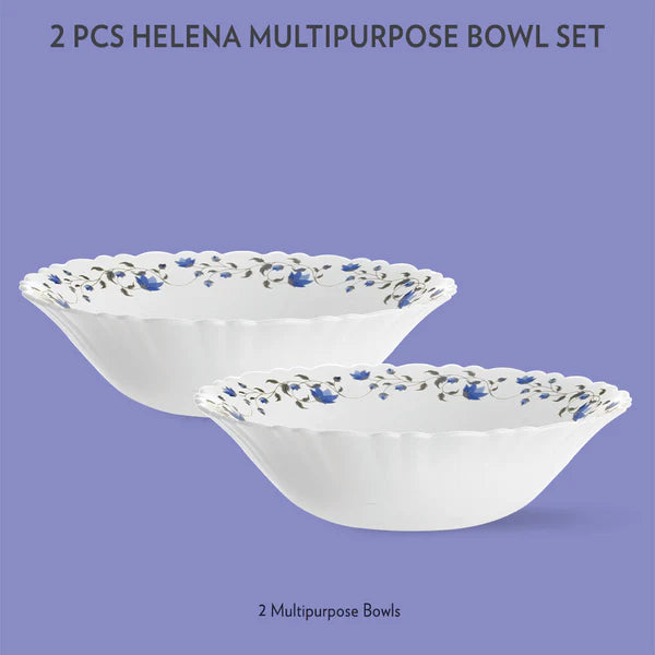 Borosil Helena Multipurpose Bowl, 2 pc Set
