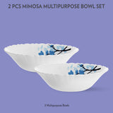 Borosil Larah Mimosa Multipurpose Bowl, 2 pc Set