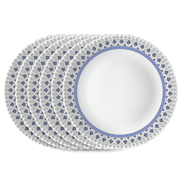 Borosil Larah Ocean Full Plate Set, 6 pc