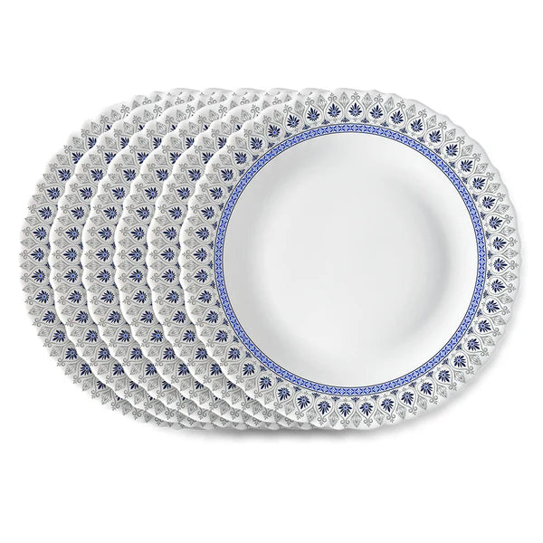 Borosil Larah Ocean Quarter Plates, 6 pc Set
