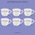 Set of  12 140ml