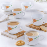 Borosil Larah Firefly Cup Set of 6, 140ml