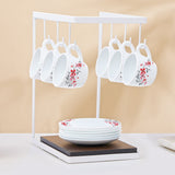 Borosil Larah Fiore Cup n Saucer Set of 12, 140ml