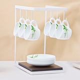 Borosxil Larah Green Herbs Cup n Saucer Set