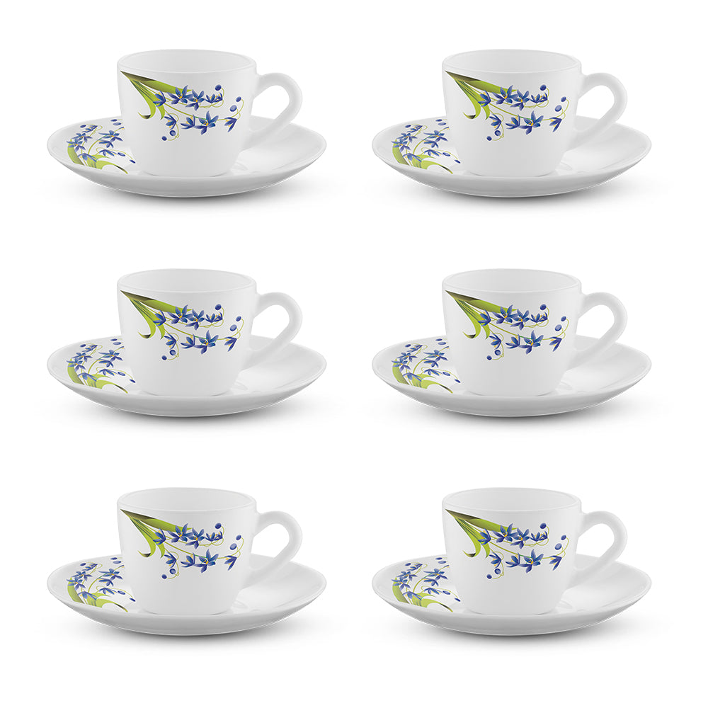 Borosil Larah Lavender Cup n Saucer Set