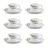 Borosil Larah Lavender Cup n Saucer Set