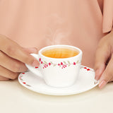 Borosil Larah Verona Cup n Saucer Set of 12, 140ml