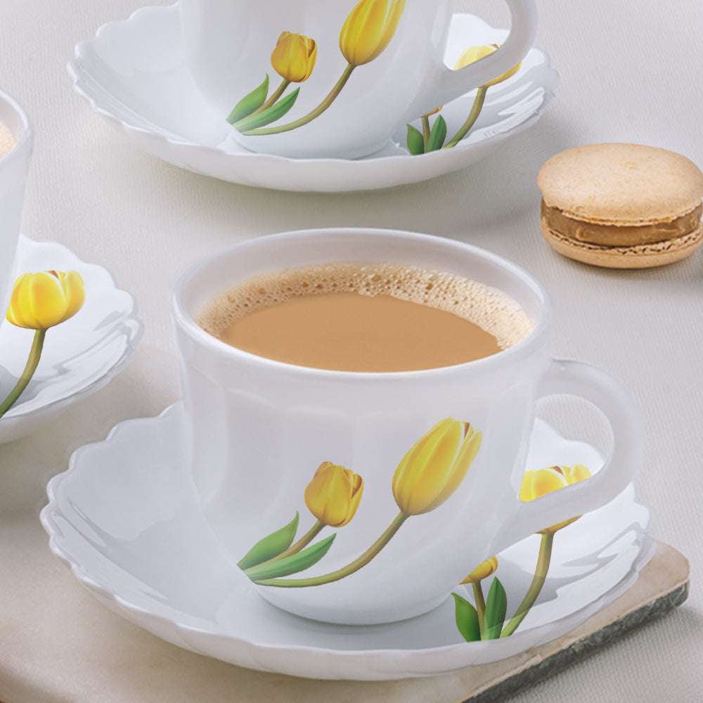 Borosil Larah Lyana Cup n Saucer Set