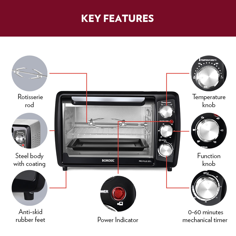 ProPlus Oven Toaster Griller 20L
