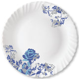 Borosil Larah Blue Cascade Full Plate Set, 6 pc