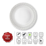 Borosil Larah Classic Full Plate Set, 6 pc