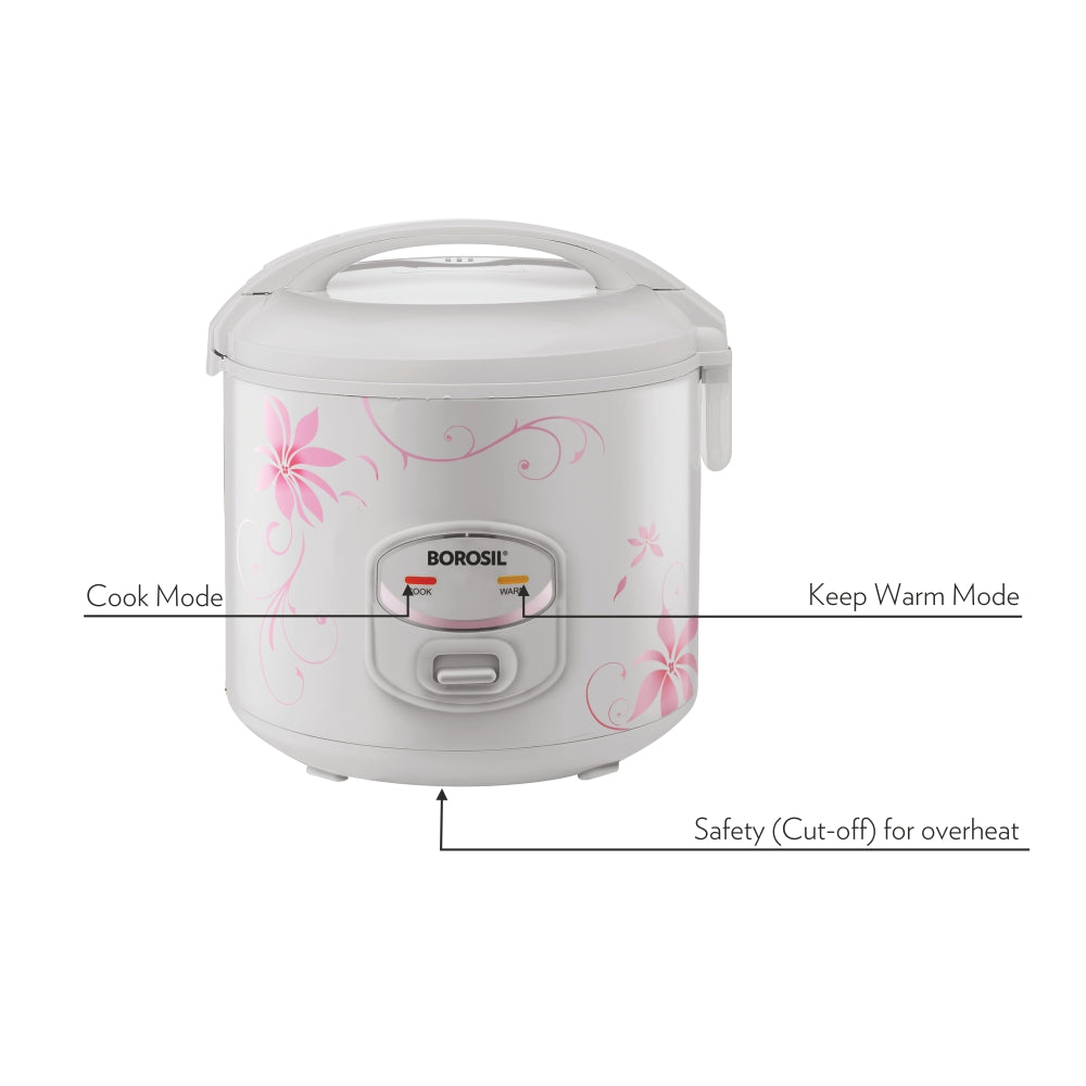 Borosil Pronto Deluxe II Electric Cooker 650W